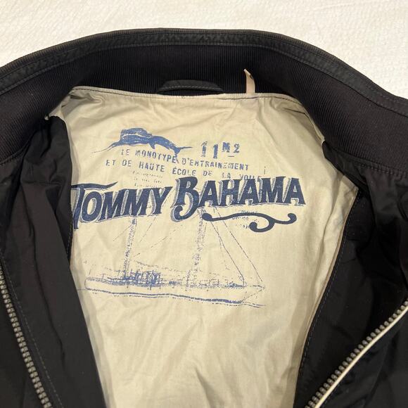 Tommy Bahama black bomber jacket XL men - Picture 5 of 11